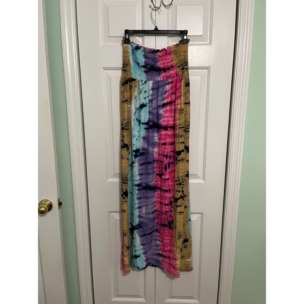 NEXT size Medium US 8 ladies womens UK size 12 tie dyed pattern dress tube cover
